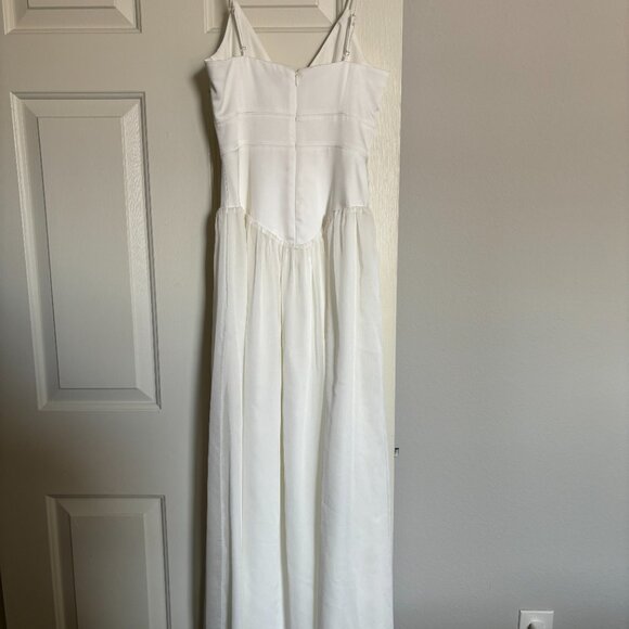 Gianni Bini Drop Waist White Dress - Picture 3 of 4